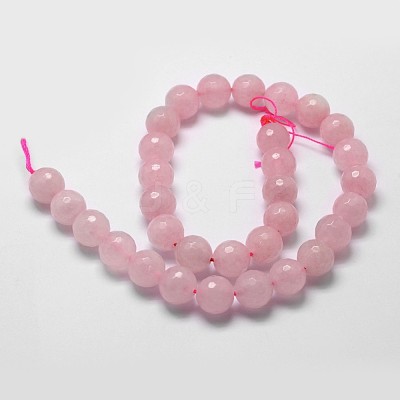 Natural Rose Quartz Beads Strands X-G-D840-20-12mm-1