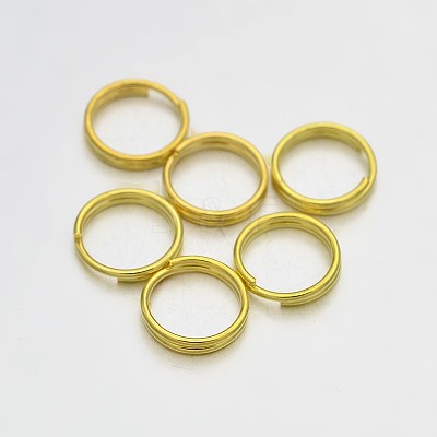 Brass Split Rings KK-E647-11G-1