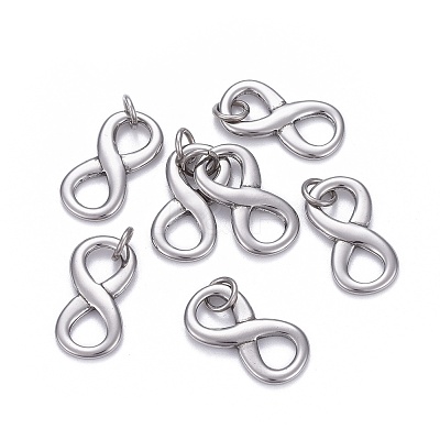 Non-Tarnish 304 Stainless Steel Charms X-STAS-L218-17P-1