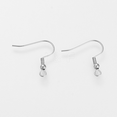 Tarnish Resistant 304 Stainless Steel Earring Hooks X-STAS-S066-11-1