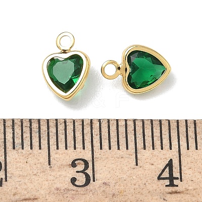 Brass Glass Charms KK-Z136-19G-01-1
