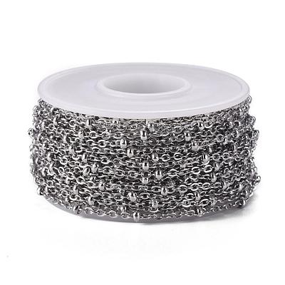 Tarnish Resistant 304 Stainless Steel Cable Chains CHS-H007-06P-1
