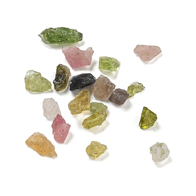 Natural Multicolor Tourmaline Chip Beads G-B101-01-1