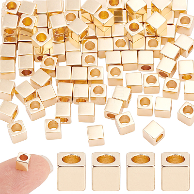 Brass Spacer Beads KK-HY0004-36B-1