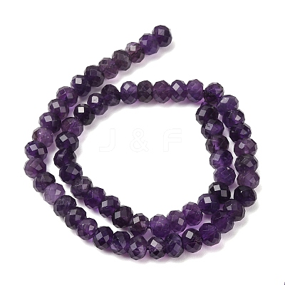 Natural Amethyst Beads Strands GG-CBA59DD-A01-5x8mm-1