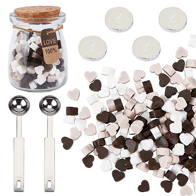 Sealing Wax Particles Kits for Retro Seal Stamp DIY-CP0003-60W-1