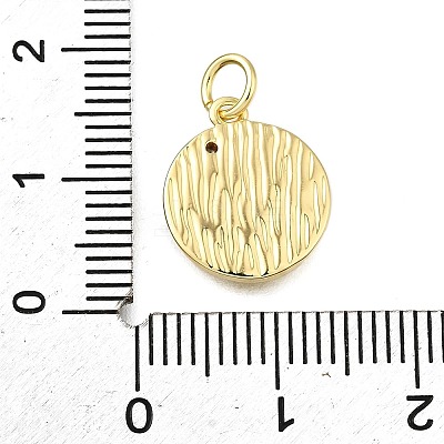 Brass Micro Pave Cubic Zirconia Pendants KK-S523-02G-1