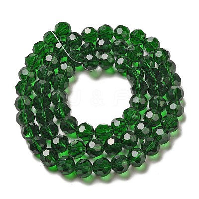 Transparent Glass Beads X-EGLA-A035-T10mm-D10-1