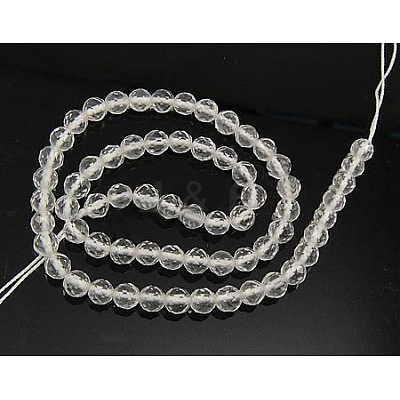 Quartz Crystal Beads Strands X-GSFR10mm187-128-1