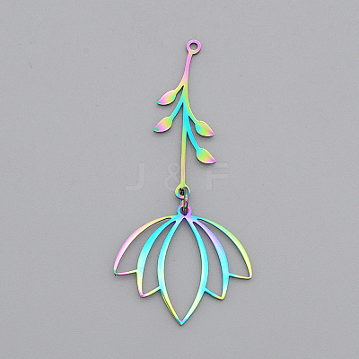 Ion Plating(IP) 201 Stainless Steel Big Pendants LS-STAS-S105-LA590-1