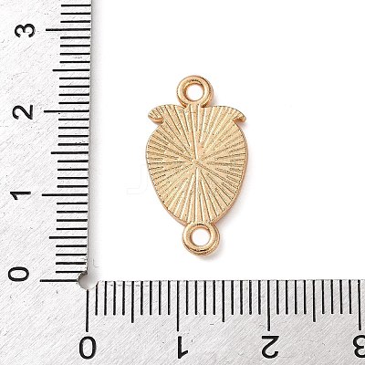 Fruit Theme Alloy Enamel Connector Charms AL-CBA95F4-01KCG-06-1