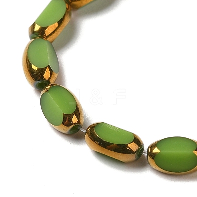 Electroplate Glass Beads Strands EGLA-P061-02A-08-1