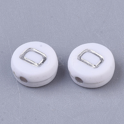 Plating Acrylic Beads X-PACR-R243-04D-1