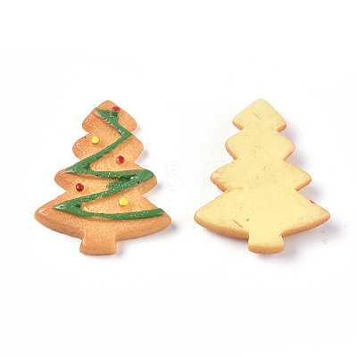 Christmas Theme Resin Decoden Cabochons RESI-CJC0001-37H-1