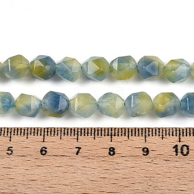 Dyed Natural White Jade Beads Strands G-T139-8mm-45W-1