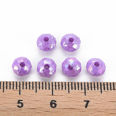 Opaque Acrylic Beads MACR-Q239-018C-06-1