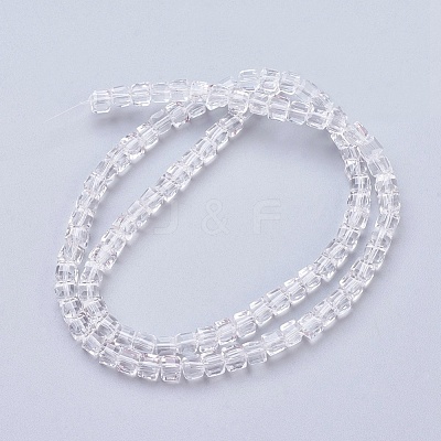 Glass Bead Strands X-GLAA-R041-4x4mm-24-1
