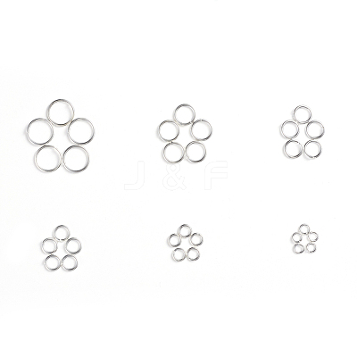 Brass Open Jump Rings KK-JQ0001-01S-1
