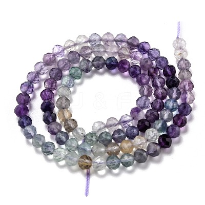 Natural Fluorite Beads Strands G-H266-31C-1