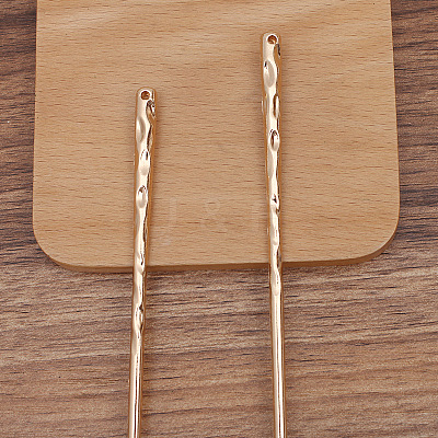 Alloy Hair Stick Findings PW-WG70408-03-1