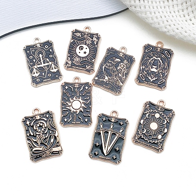 Alloy Enamel Pendants PW-WG59ACF-01-1