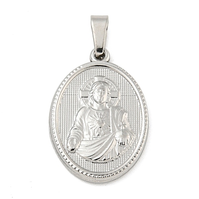Non-Tarnish 304 Stainless Steel Pendants STAS-B071-02A-21P-1