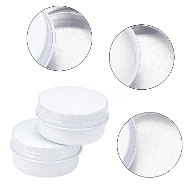 Round Aluminium Tin Cans CON-WH0079-13C-1