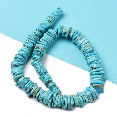 Natural Howlite Chip Beads TURQ-L031-010-A-1