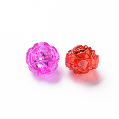 Transparent Acrylic Beads X-MACR-N013-012-1