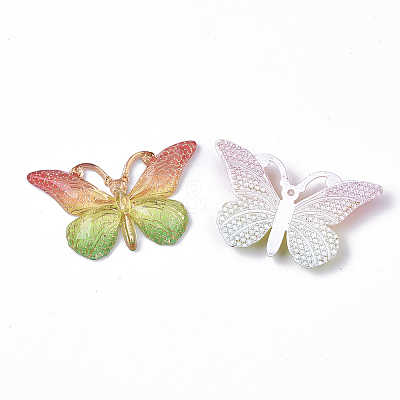 Transparent Acrylic Pendants TACR-R140-08H-1