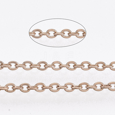 304 Stainless Steel Cable Chains CHS-R002-0.5mm-RG-1