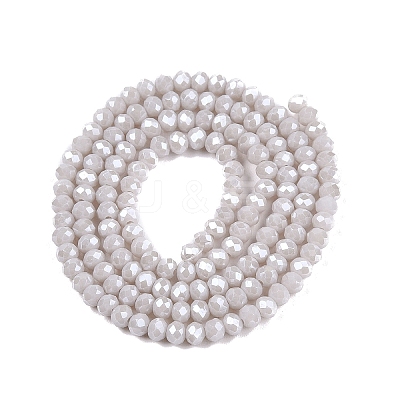 Electroplate Glass Beads Strands EGLA-A044-P2mm-A19-1