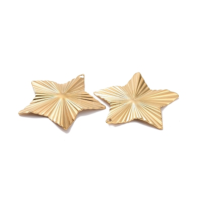 304 Stainless Steel Pendants STAS-A061-06G-1