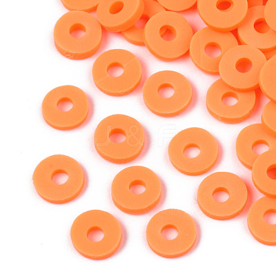 Handmade Polymer Clay Beads CLAY-R067-6.0mm-B11-1