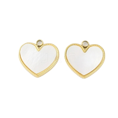 Natural Shell Charms STAS-P366-22B-G-1