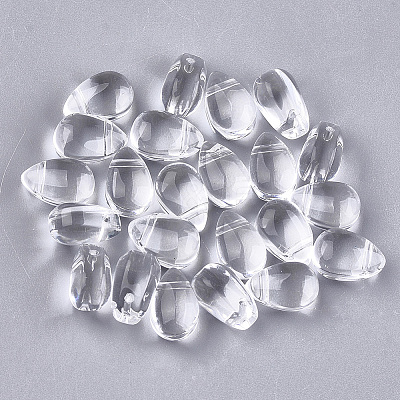 Transparent Glass Charms LS-X-GGLA-S042-04A-1