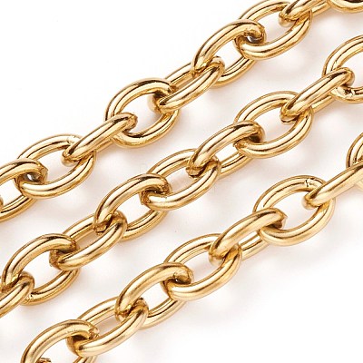 Ion Plating(IP) 304 Stainless Steel Cable Chains CHS-O008-03G-1