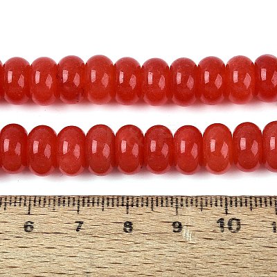 Natural White Jade Beads Strands G-Q613-01F-30-1