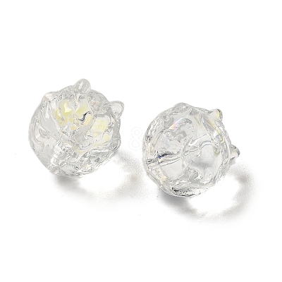 Transparent Glass Beads GLAA-D025-05L-1