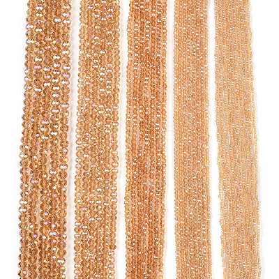 Electroplate Glass Beads Strands LS-EGLA-A044-T6mm-B23-1