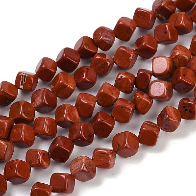 Natural Red Jasper Beads Strands G-A257-A22-01-1