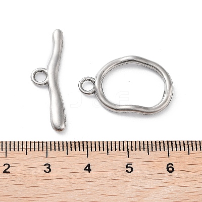 304 Stainless Steel Toggle Clasps STAS-A092-04B-P-1