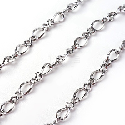 Tarnish Resistant 304 Stainless Steel Figaro Chains CHS-I001-09P-1