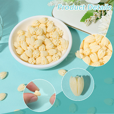 100Pcs Dyed Synthetic Coral Carved Beads CORA-SC0001-15-1
