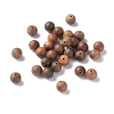 Natural Sandalwood Beads WOOD-F008-02F-1