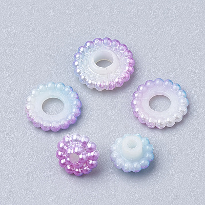 Imitation Pearl Acrylic Beads OACR-T004-10mm-08-1