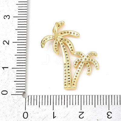 Ocean Brass Micro Pave Cubic Zirconia Pendants LS-KK-K411-06G-1