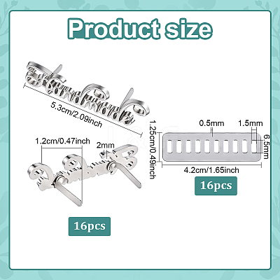 16 Sets Alloy Handmade Label Tags FIND-PH0060-38P-1