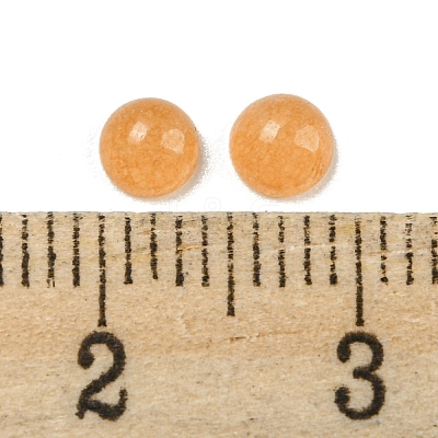 Natural White Jade Dyed Cabochons G-H309-03-32-1