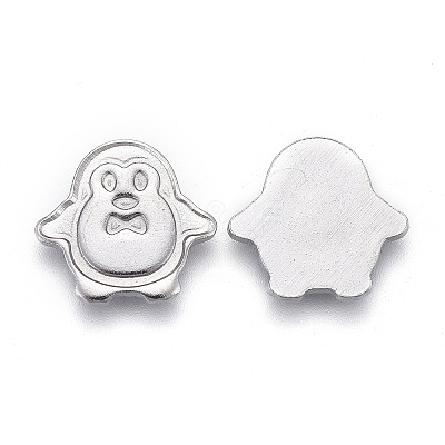 304 Stainless Steel Cabochon Settings for Enamel STAS-P245-17P-1